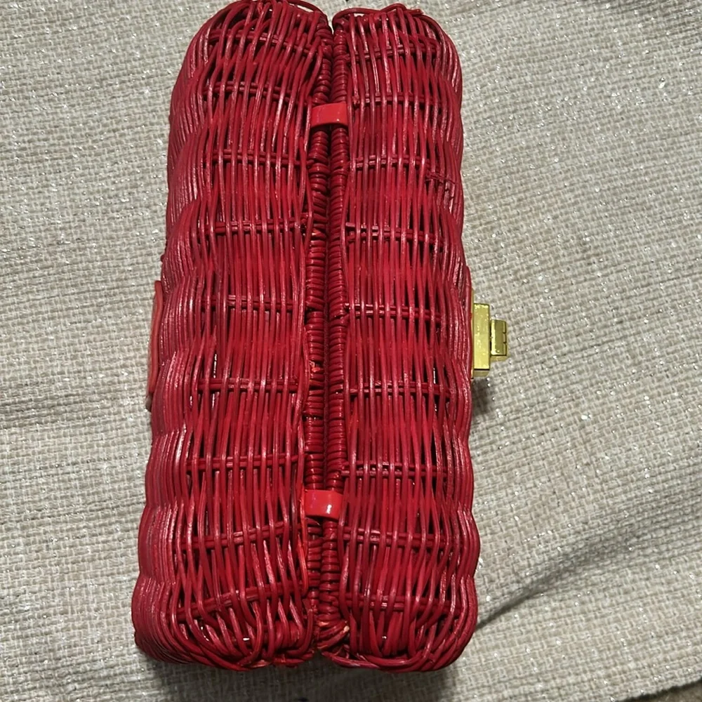 J.Crew red clutch bag - Picture 4 of 7